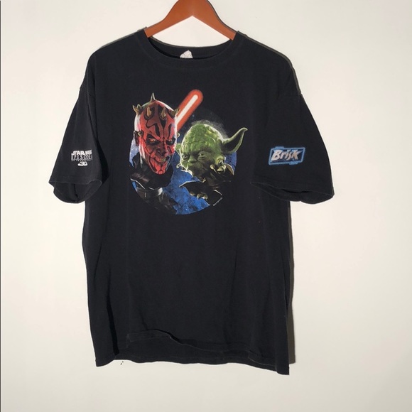 2012 Star Wars vintage Yoda darth maul shirt